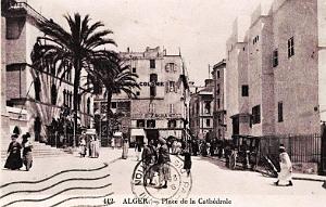 ALGER - PLACE DE LA CATHEDRALE - 1933